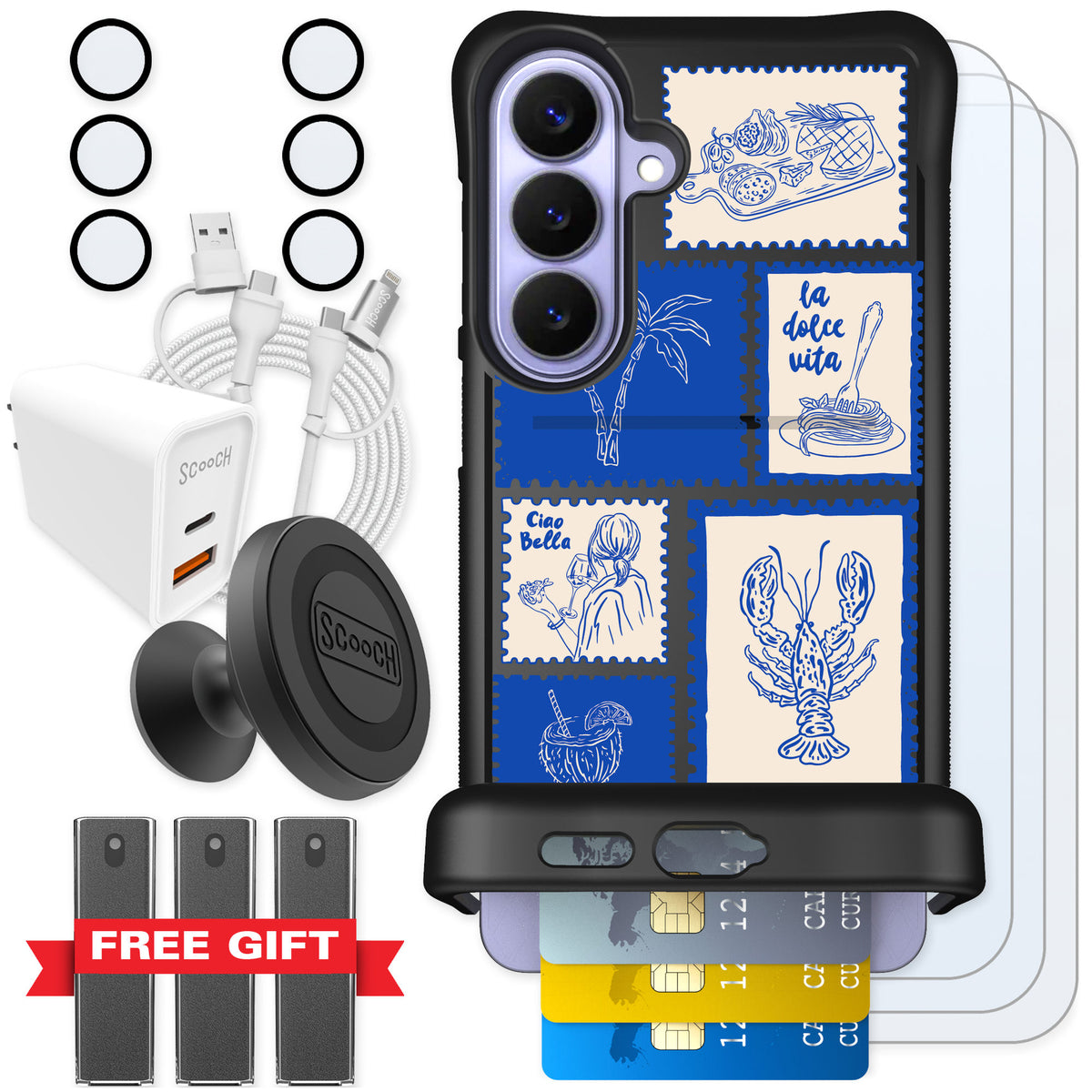 Scooch Wingmate Euro Summer for Galaxy S26+ — Ultimate Bundle