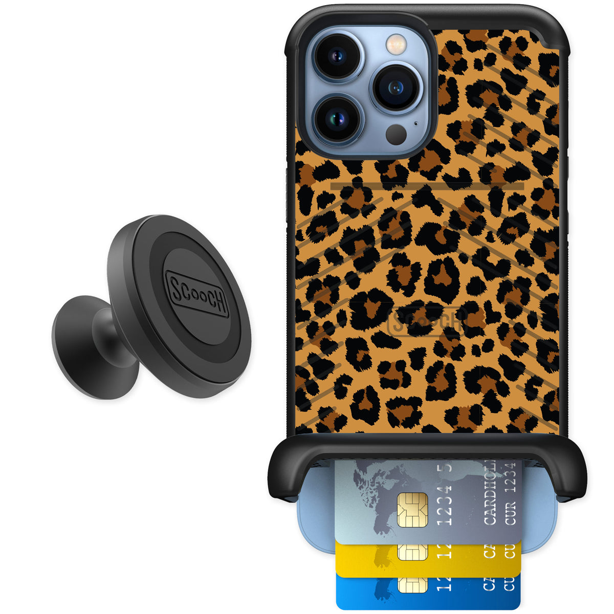 Scooch Wingmate Fierce Feline for iPhone 13 Pro Max — Starter Bundle