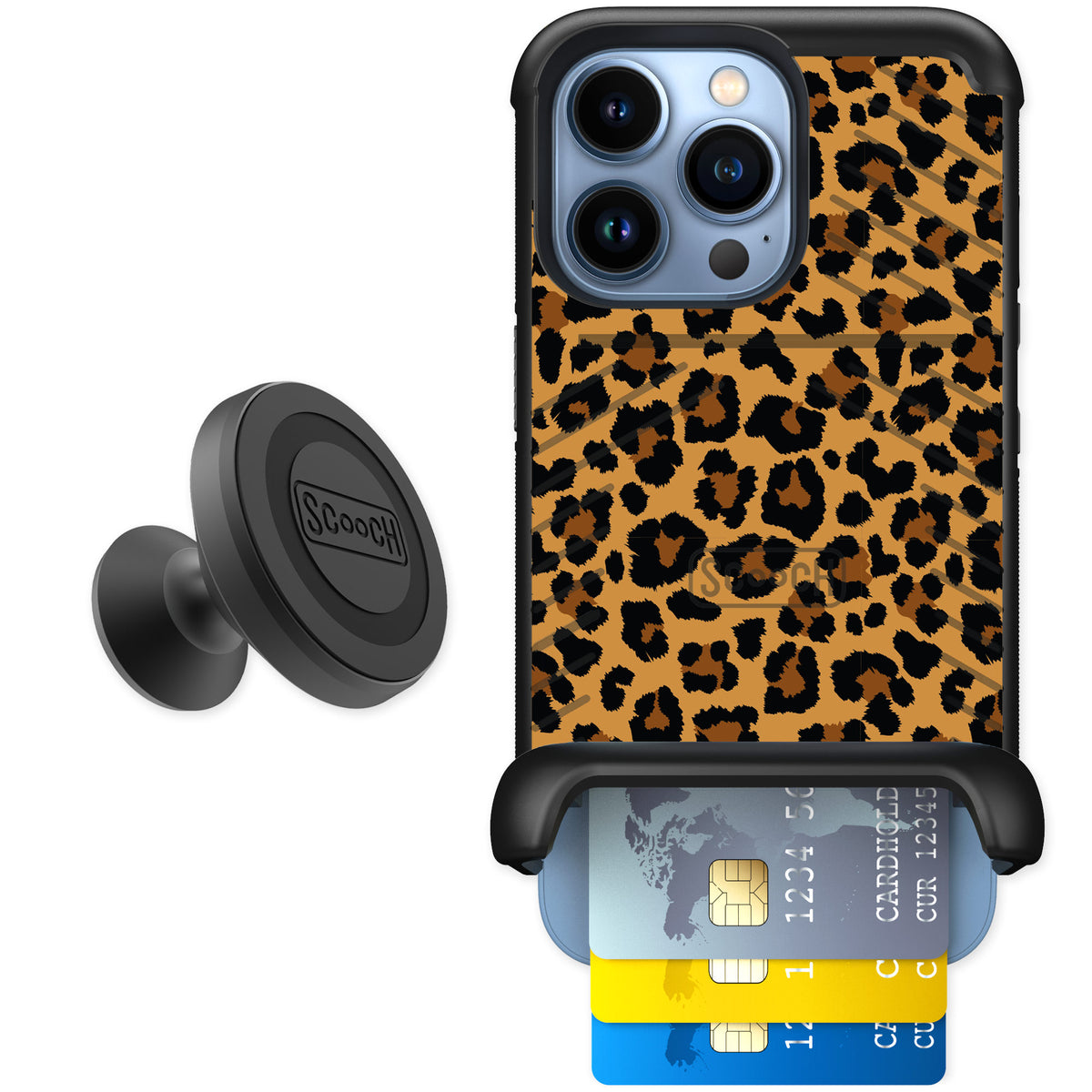 Scooch Wingmate Fierce Feline for iPhone 13 Pro — Starter Bundle