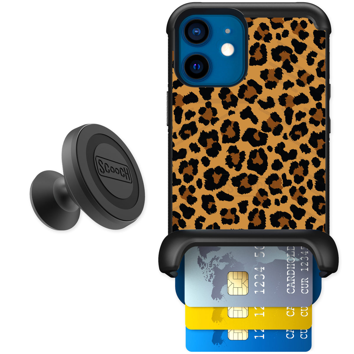 Scooch Wingmate Fierce Feline for iPhone 12 mini — Starter Bundle