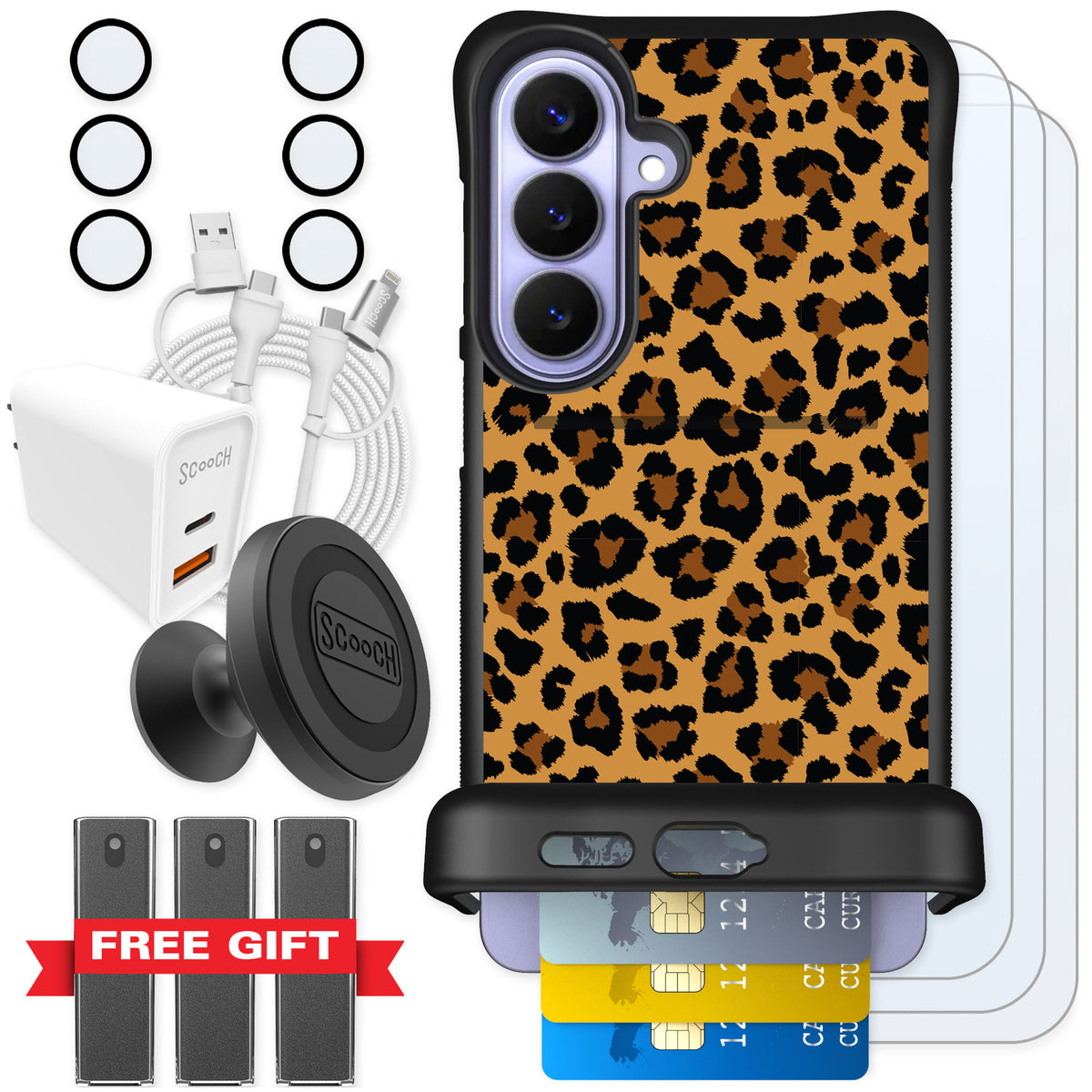 Scooch Wingmate Fierce Feline for Galaxy S26+ — Ultimate Bundle