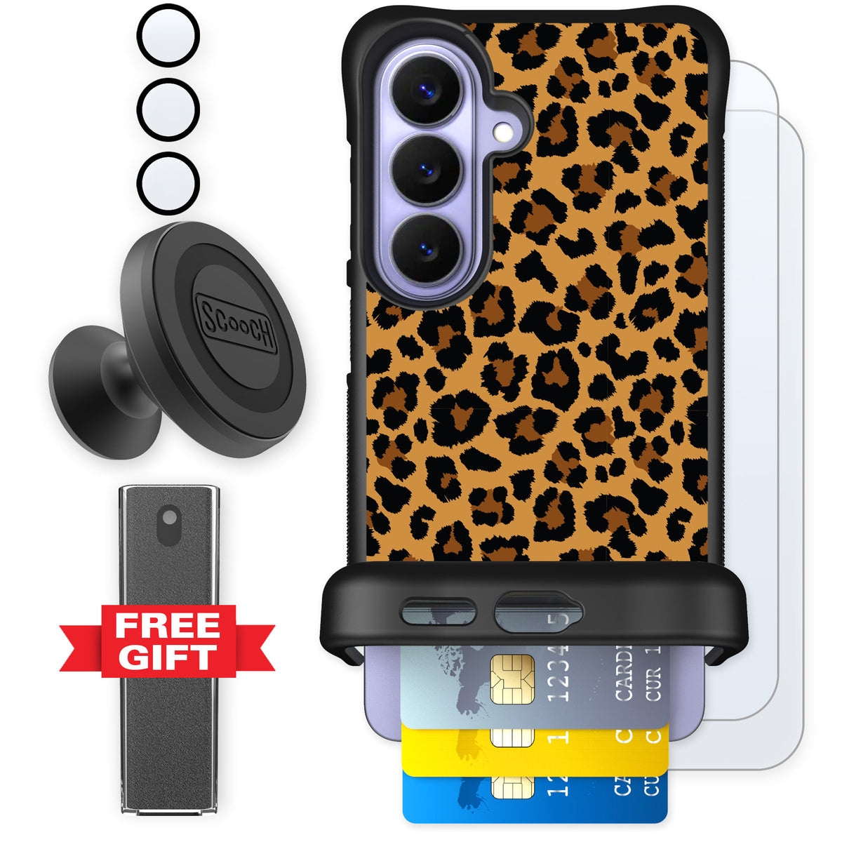 Scooch Wingmate Fierce Feline for Galaxy S26 — Defender Bundle