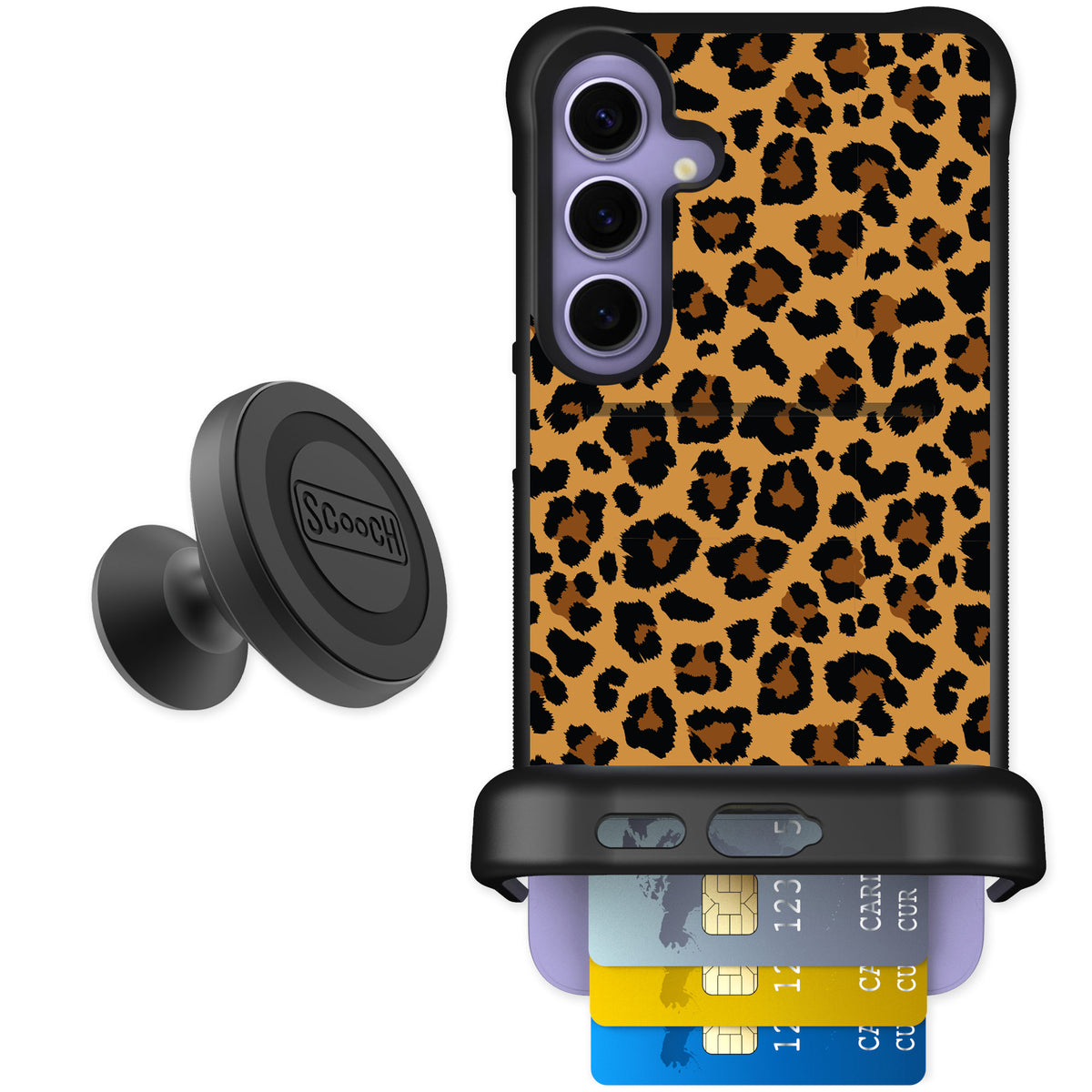 Scooch Wingmate Fierce Feline for Galaxy S24+ — Starter Bundle