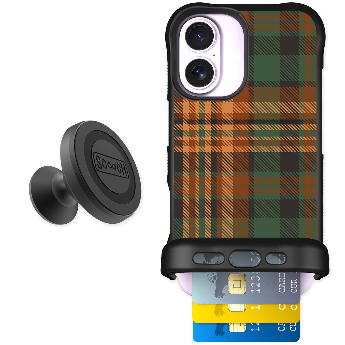 Scooch Wingmate Fall Flannel for iPhone 17 — Starter Bundle