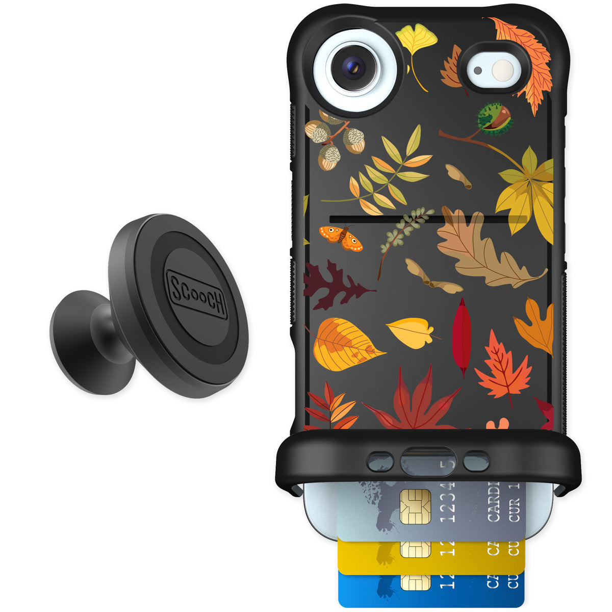 Scooch Wingmate Autumn Leaves for iPhone Air — Starter Bundle