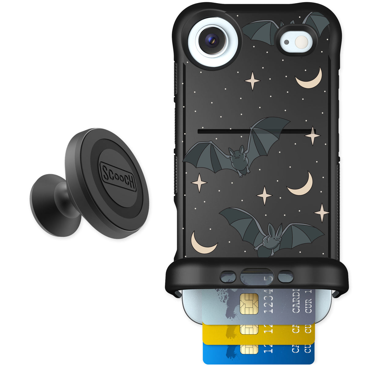 Scooch Wingmate Batty Skies for iPhone Air — Starter Bundle