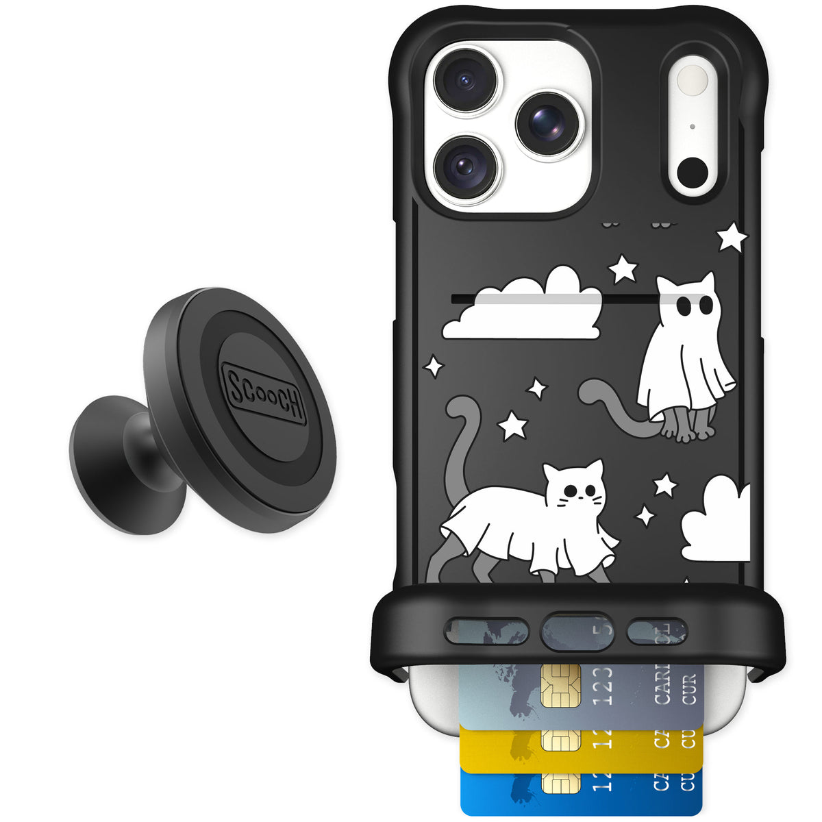 Scooch Wingmate Scaredy Cats for iPhone 18 Pro Max — Starter Bundle