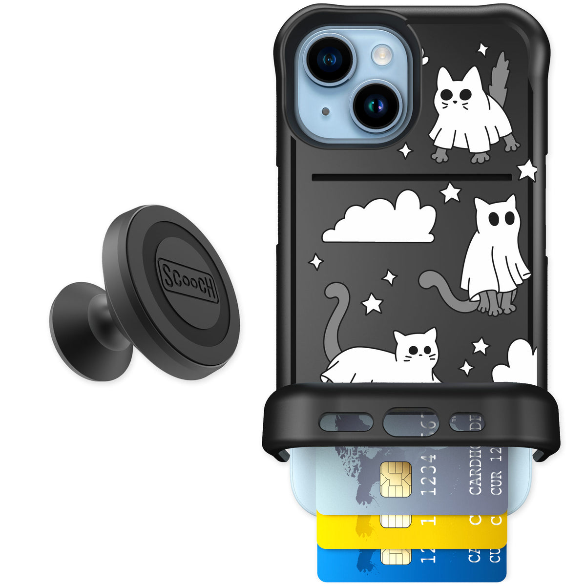 Scooch Wingmate Scaredy Cats for iPhone 15 — Starter Bundle