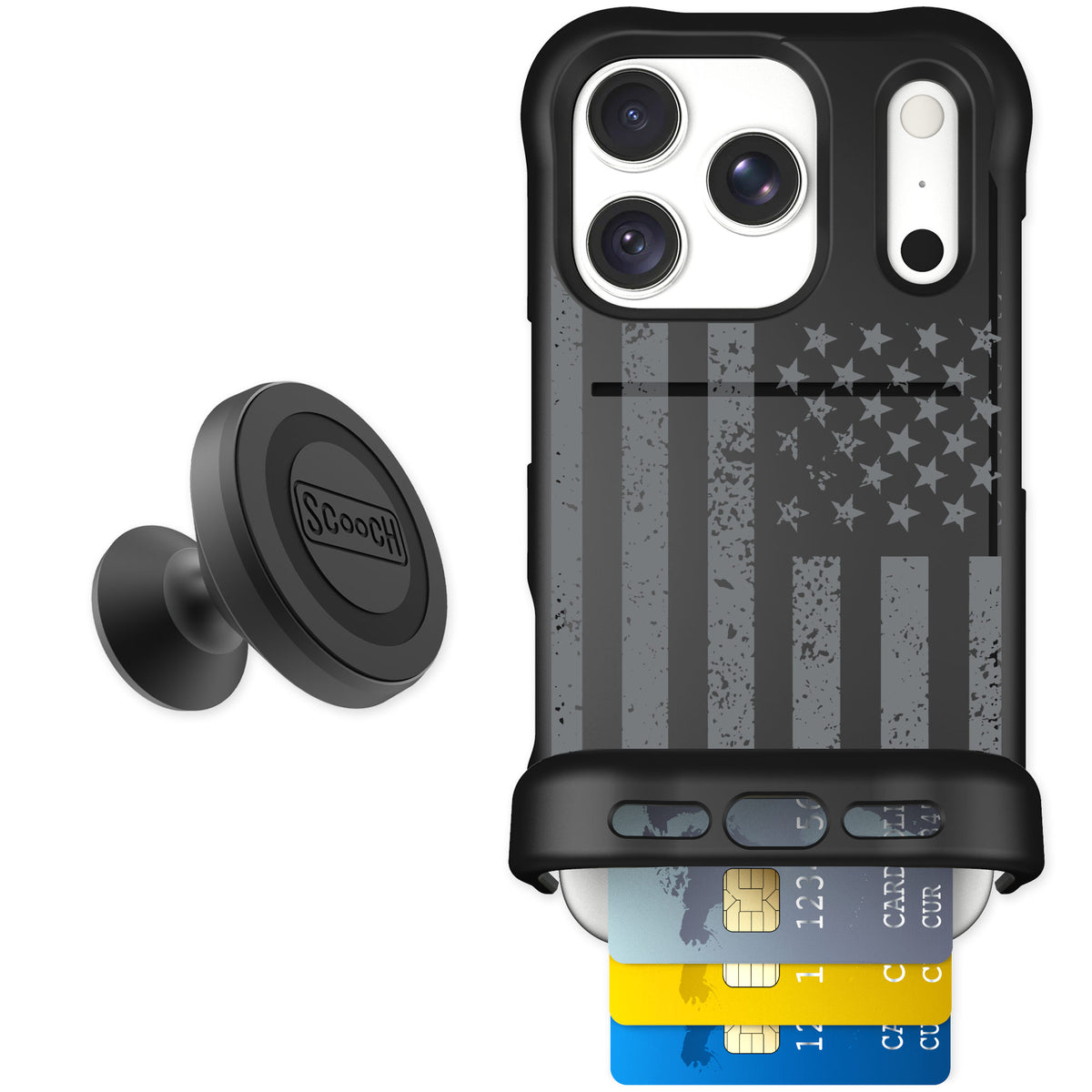 Scooch Wingmate Weathered Glory for iPhone 18 Pro — Starter Bundle