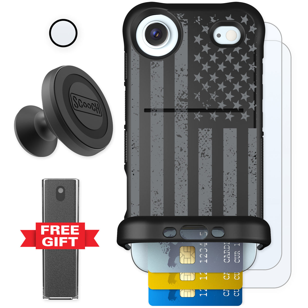 Scooch Wingmate Weathered Glory for iPhone Air — Defender Bundle