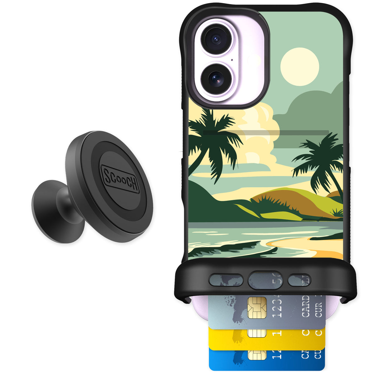 Scooch Wingmate Paradise Cove for iPhone 17 — Starter Bundle