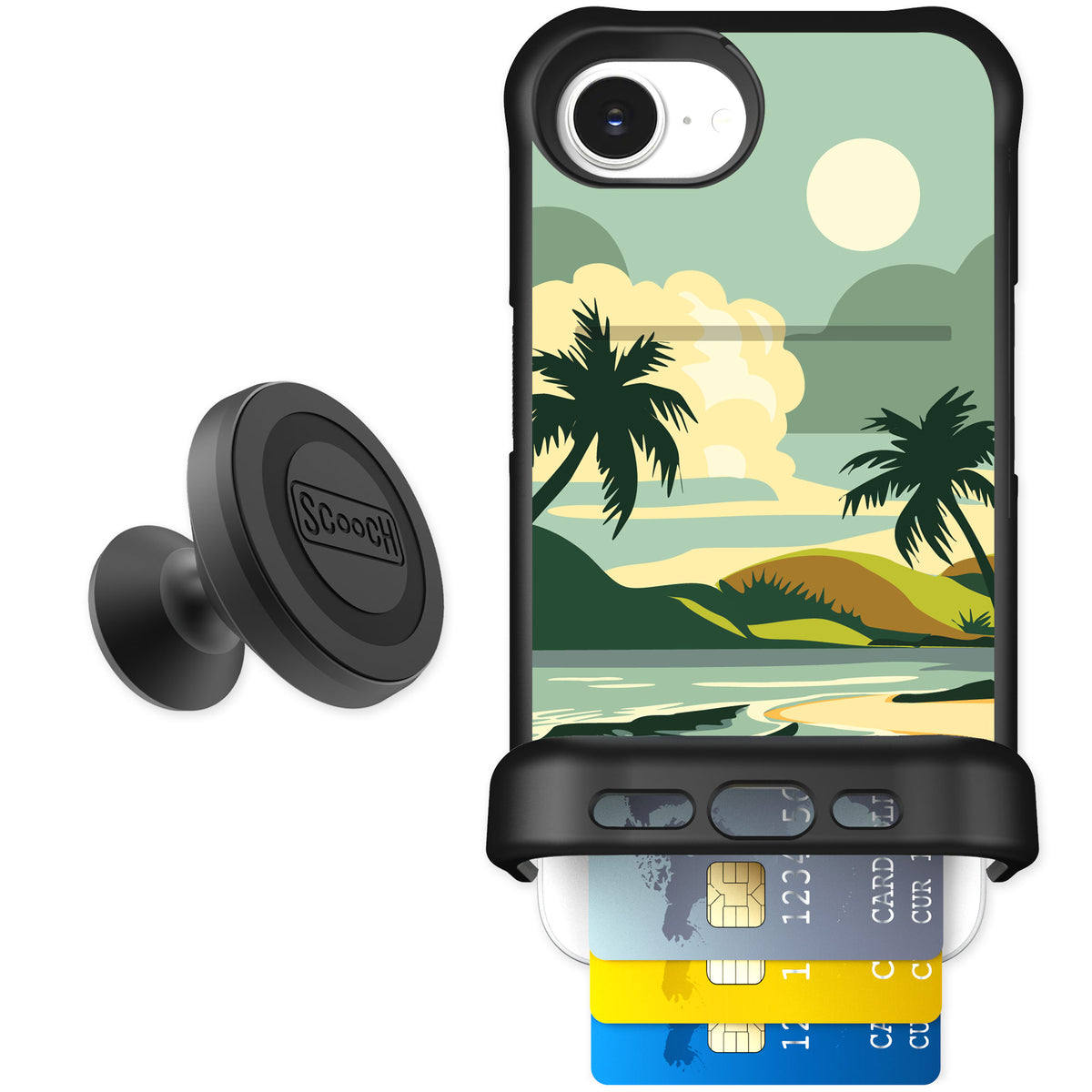 Scooch Wingmate Paradise Cove for iPhone 17e — Starter Bundle