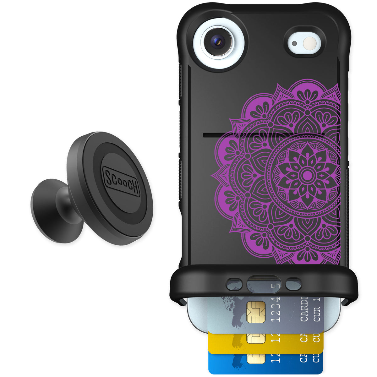 Scooch Wingmate Mandala Dreams for iPhone Air — Starter Bundle