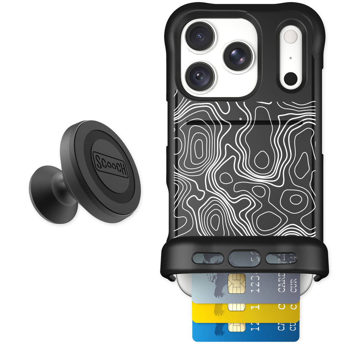 Scooch Wingmate Topography for iPhone 18 Pro — Starter Bundle