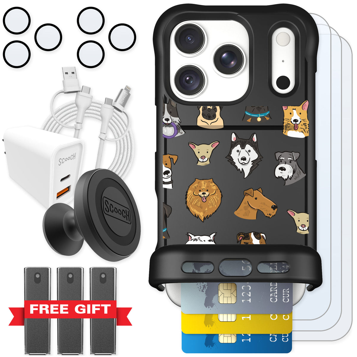 Scooch Wingmate Dog Squad for iPhone 18 Pro — Ultimate Bundle