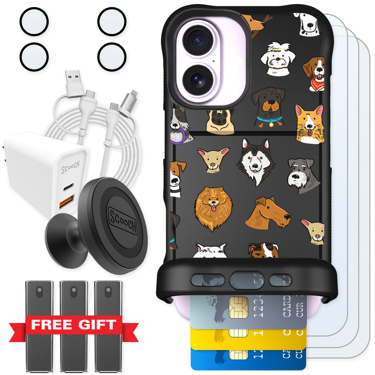 Scooch Wingmate Dog Squad for iPhone 17 — Ultimate Bundle