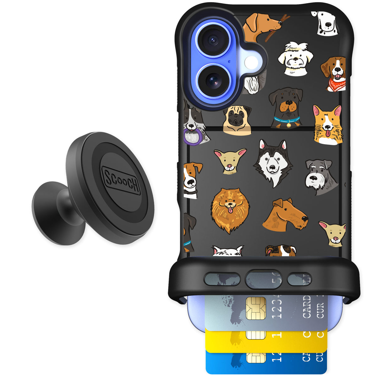 Scooch Wingmate Dog Squad for iPhone 16 — Starter Bundle