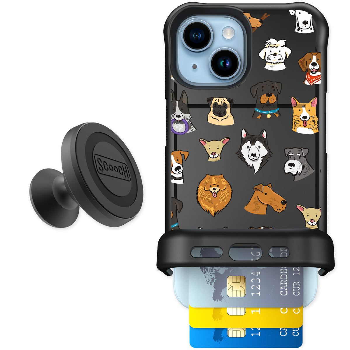 Scooch Wingmate Dog Squad for iPhone 15 — Starter Bundle
