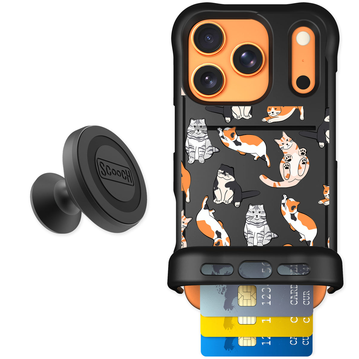Scooch Wingmate Kitty Crew for iPhone 17 Pro — Starter Bundle