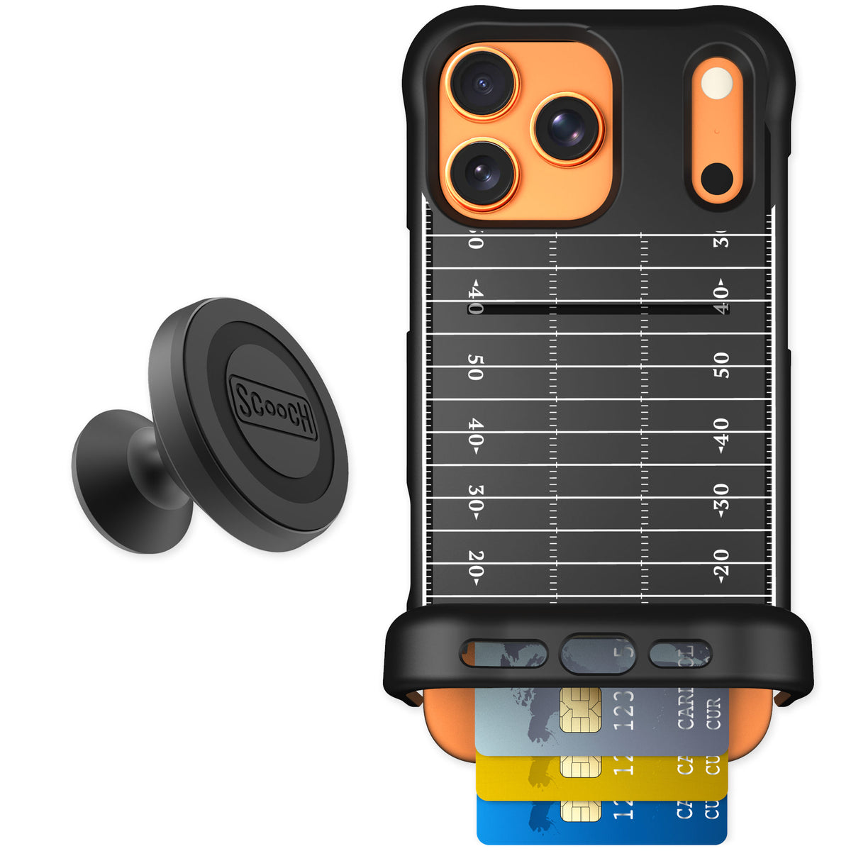 Scooch Wingmate Yard Lines for iPhone 17 Pro Max — Starter Bundle