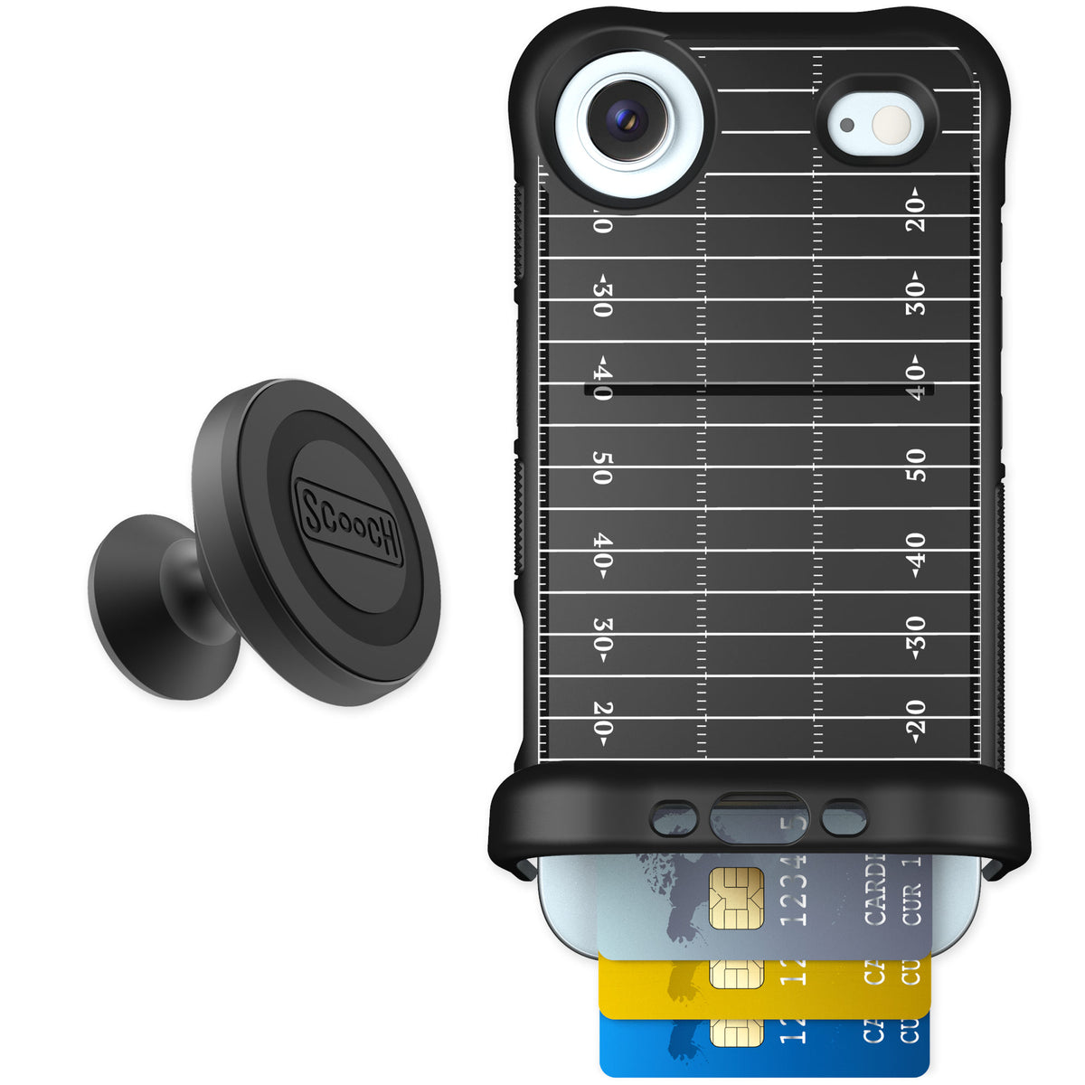 Scooch Wingmate Yard Lines for iPhone Air — Starter Bundle