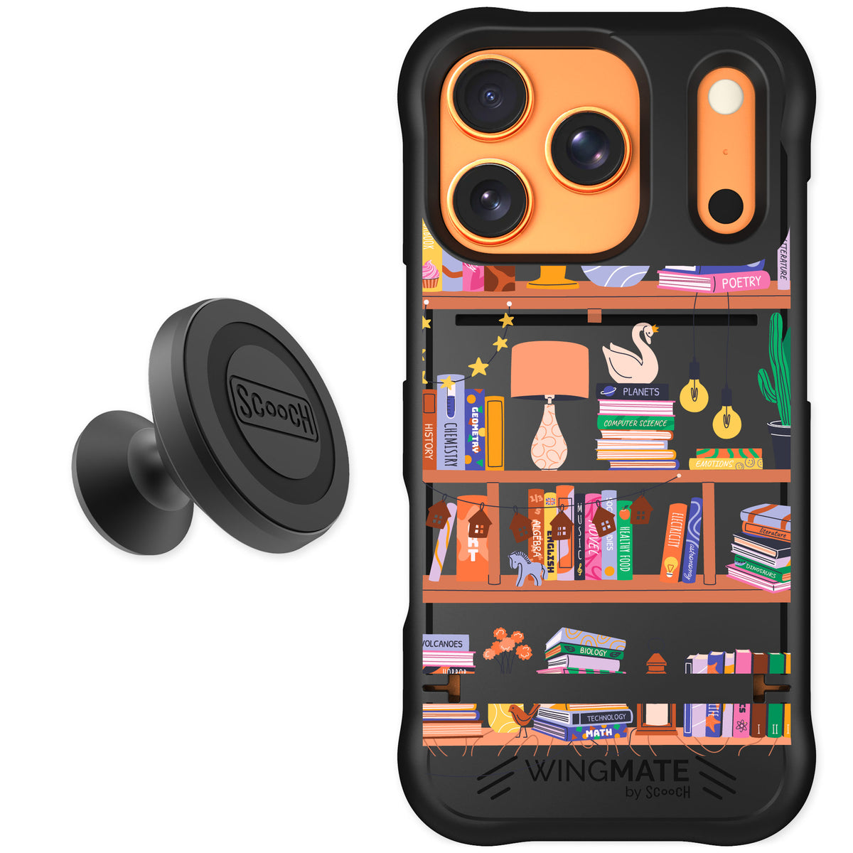 Scooch Wingmate Little Library for iPhone 17 Pro — Starter Bundle