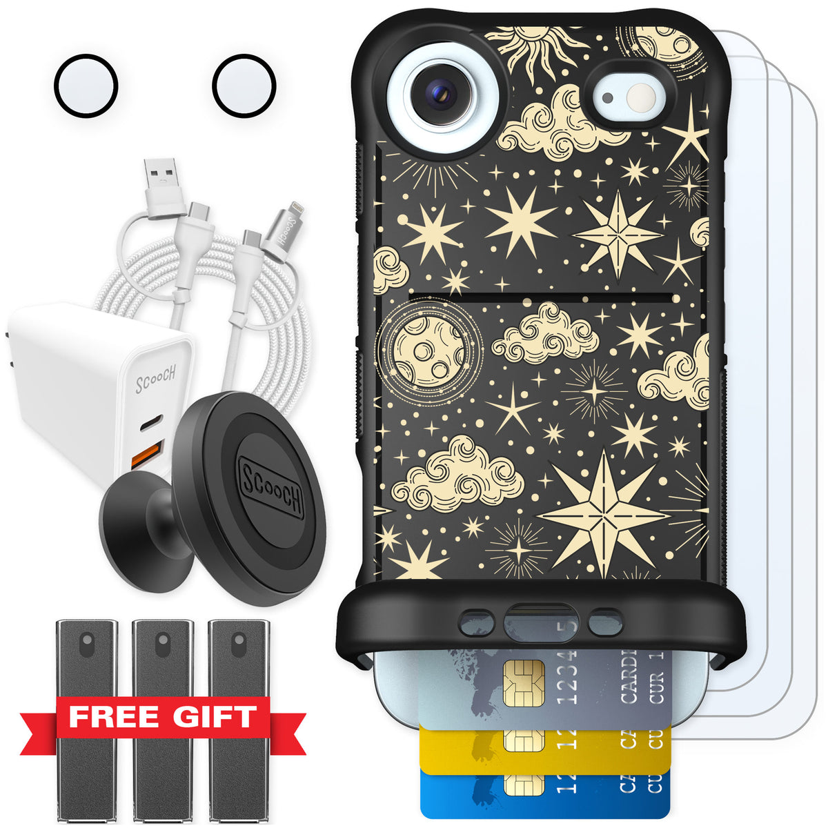 Scooch Wingmate Celestial Sleep for iPhone Air — Ultimate Bundle