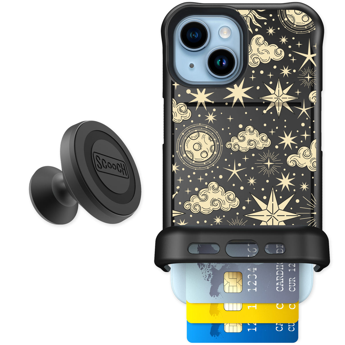 Scooch Wingmate Celestial Sleep for iPhone 15 — Starter Bundle
