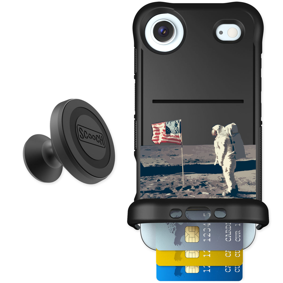 Scooch Wingmate Lunar Landing for iPhone Air — Starter Bundle