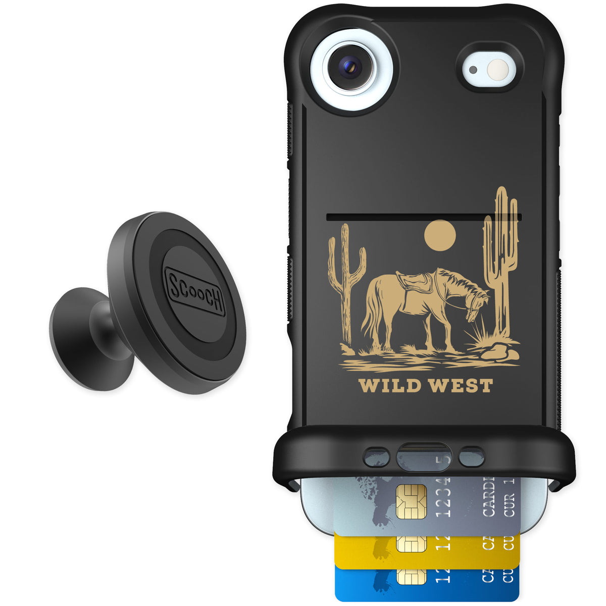 Scooch Wingmate Wild West for iPhone Air — Starter Bundle