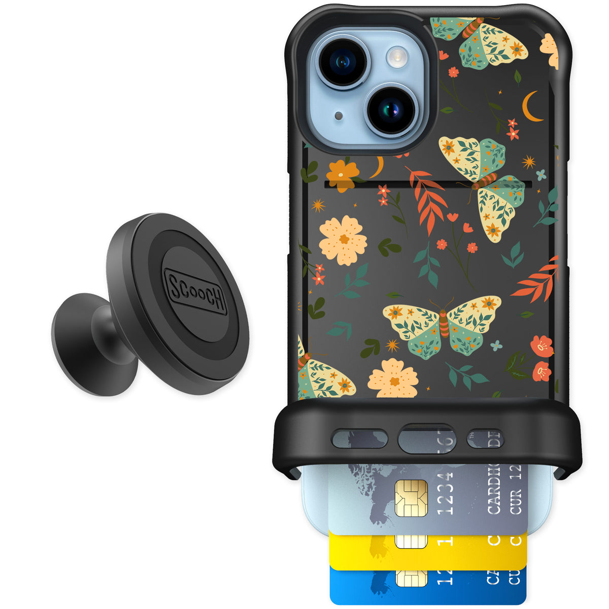 Scooch Wingmate Boho Nights for iPhone 15 — Starter Bundle