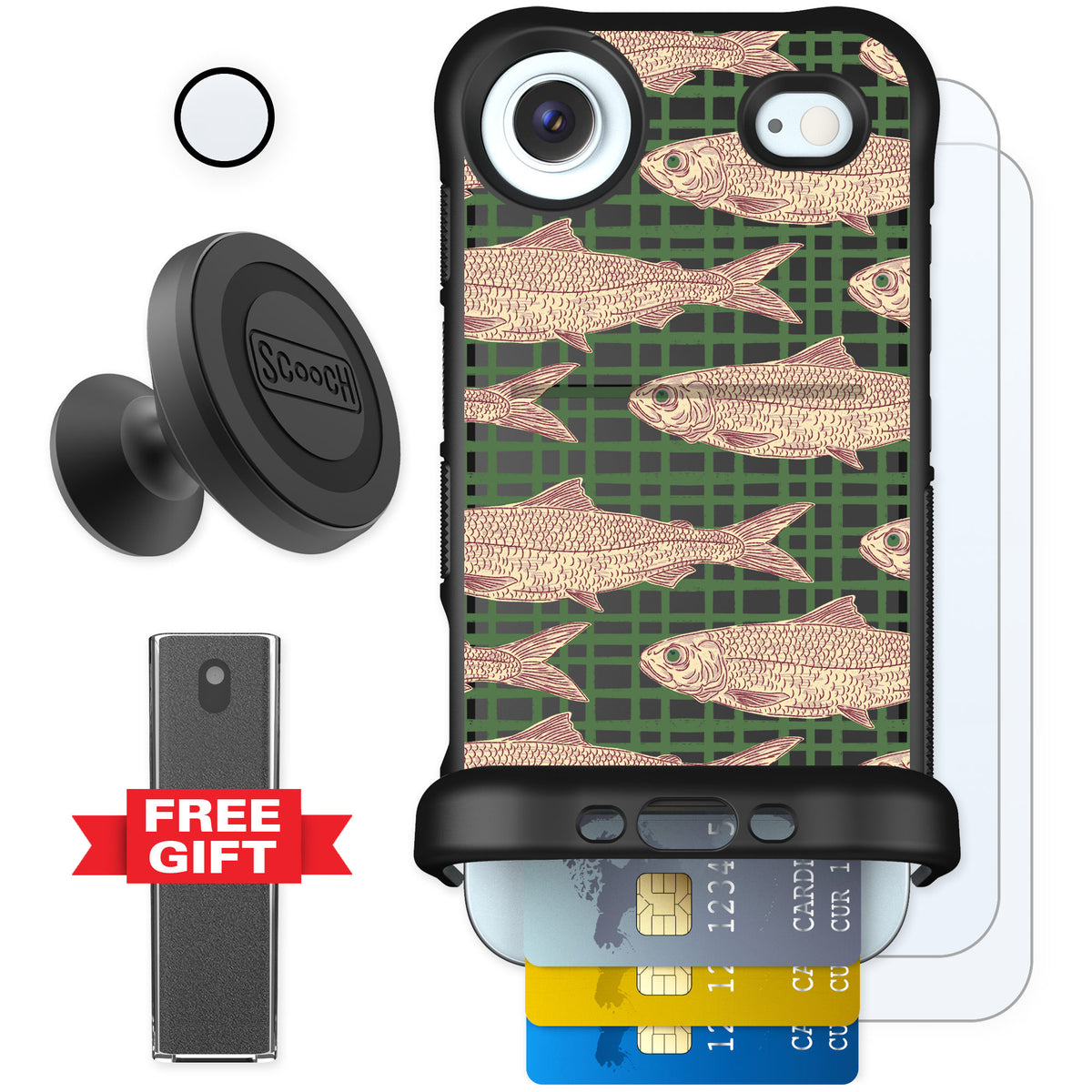 Scooch Wingmate Fresh Catch for iPhone Air — Defender Bundle