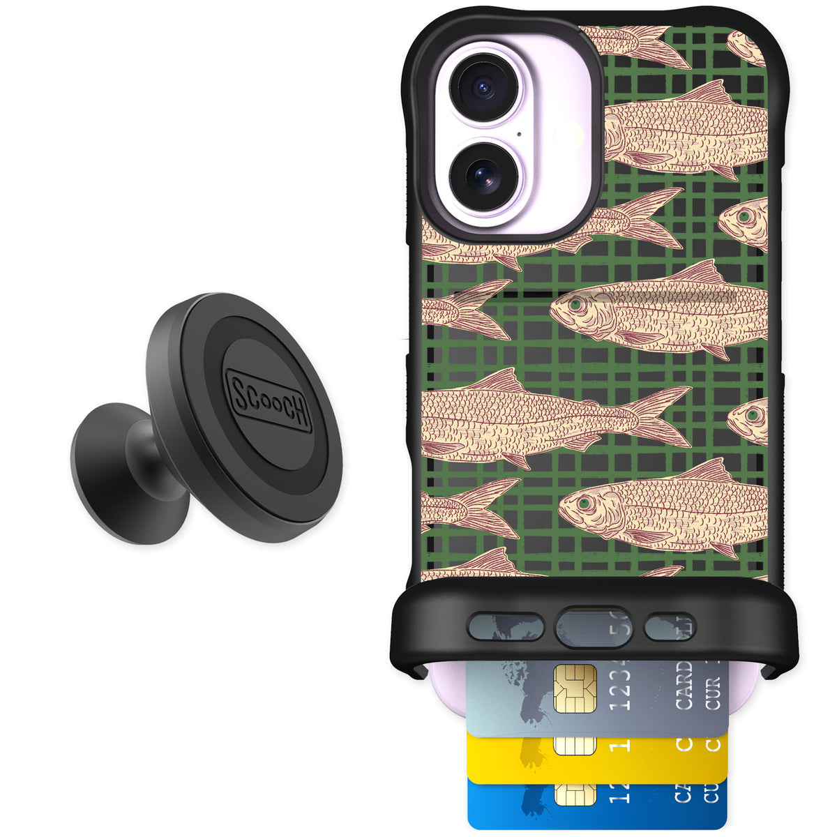 Scooch Wingmate Fresh Catch for iPhone 17 — Starter Bundle