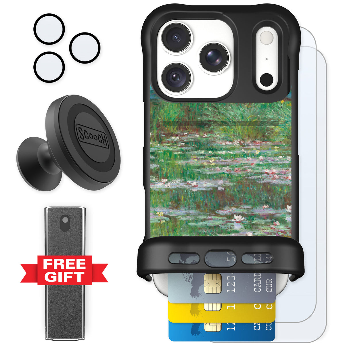 Scooch Wingmate Japanese Footbridge for iPhone 18 Pro — Defender Bundle