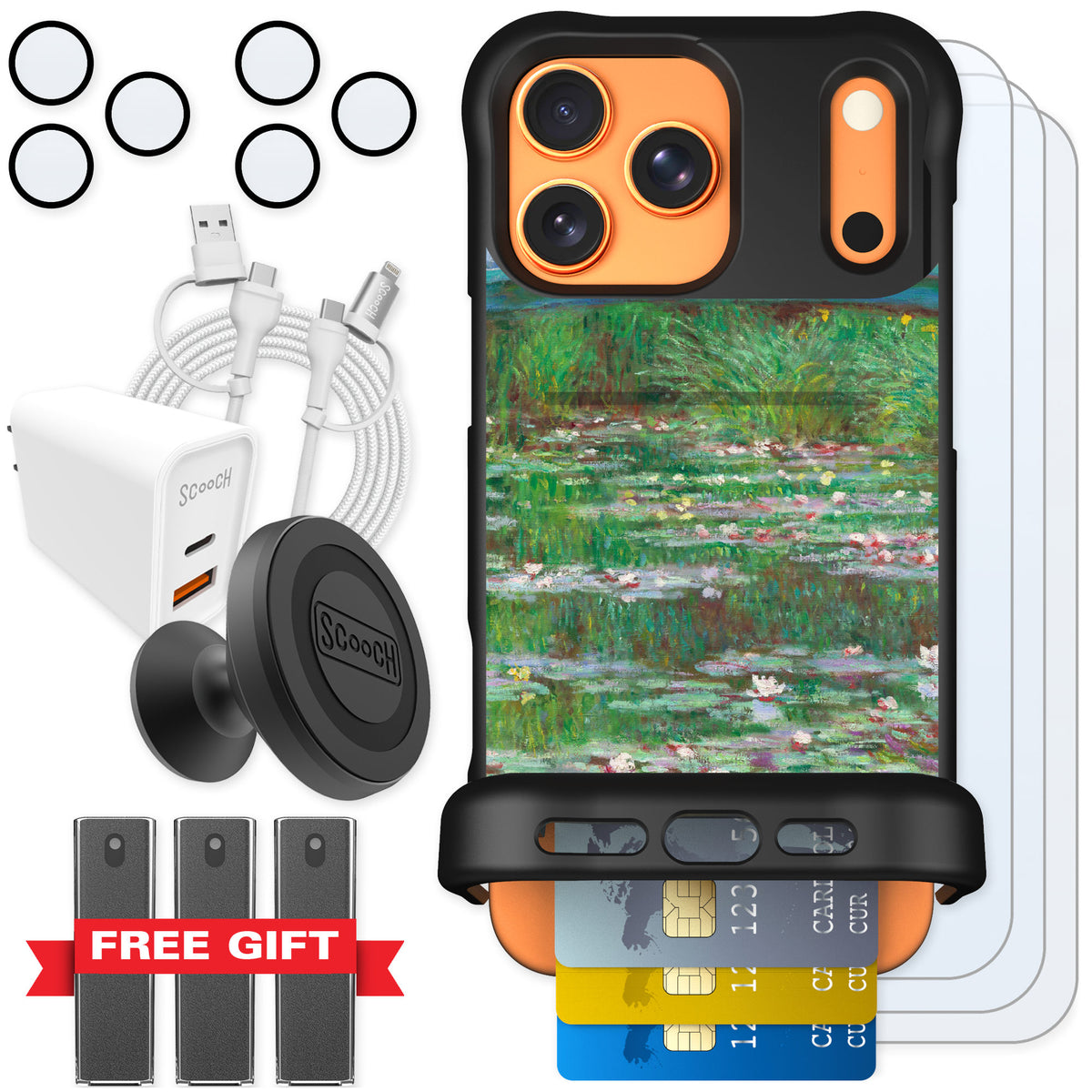 Scooch Wingmate Japanese Footbridge for iPhone 17 Pro Max — Ultimate Bundle
