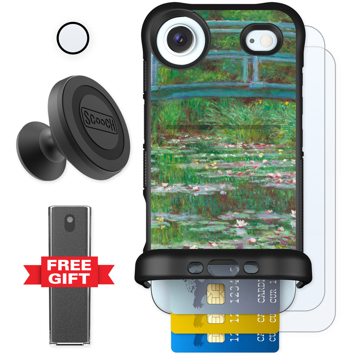 Scooch Wingmate Japanese Footbridge for iPhone Air — Defender Bundle