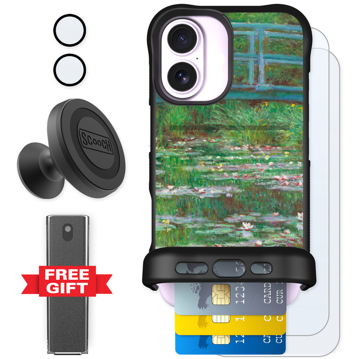 Scooch Wingmate Japanese Footbridge for iPhone 17 — Defender Bundle