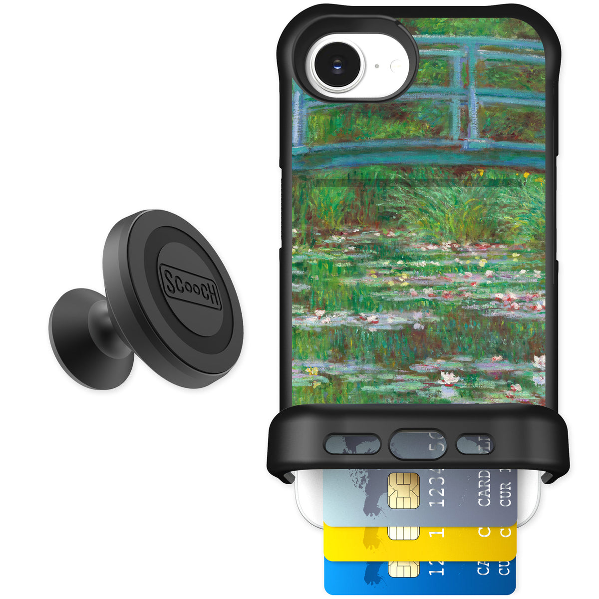 Scooch Wingmate Japanese Footbridge for iPhone 17e — Starter Bundle