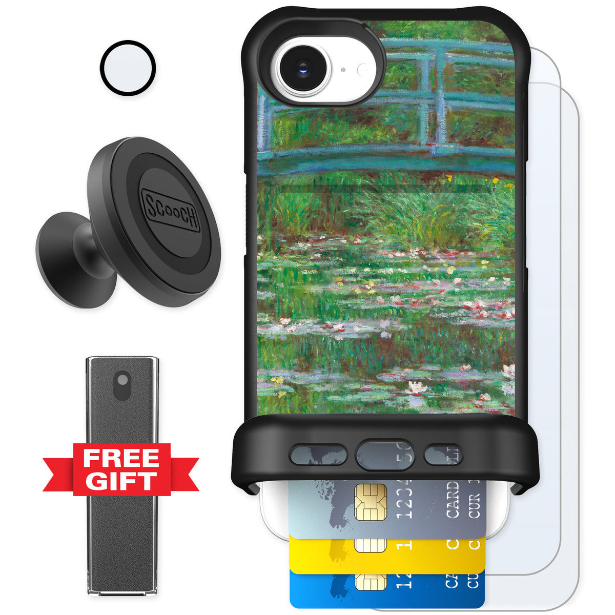 Scooch Wingmate Japanese Footbridge for iPhone 17e — Defender Bundle