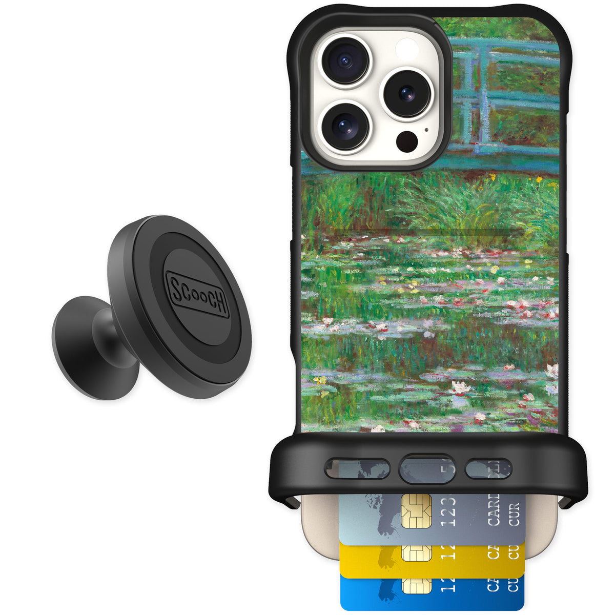 Scooch Wingmate Japanese Footbridge for iPhone 16 Pro Max — Starter Bundle