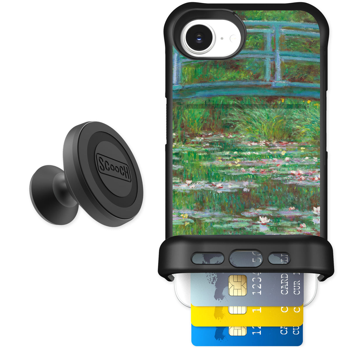 Scooch Wingmate Japanese Footbridge for iPhone 16e — Starter Bundle