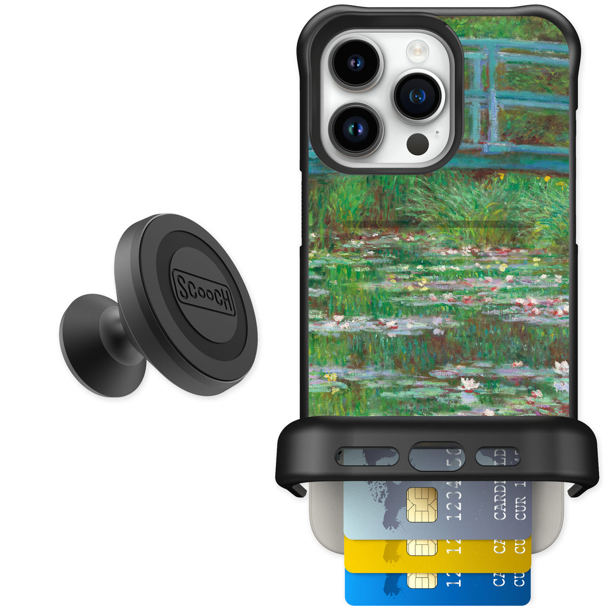 Scooch Wingmate Japanese Footbridge for iPhone 15 Pro Max — Starter Bundle