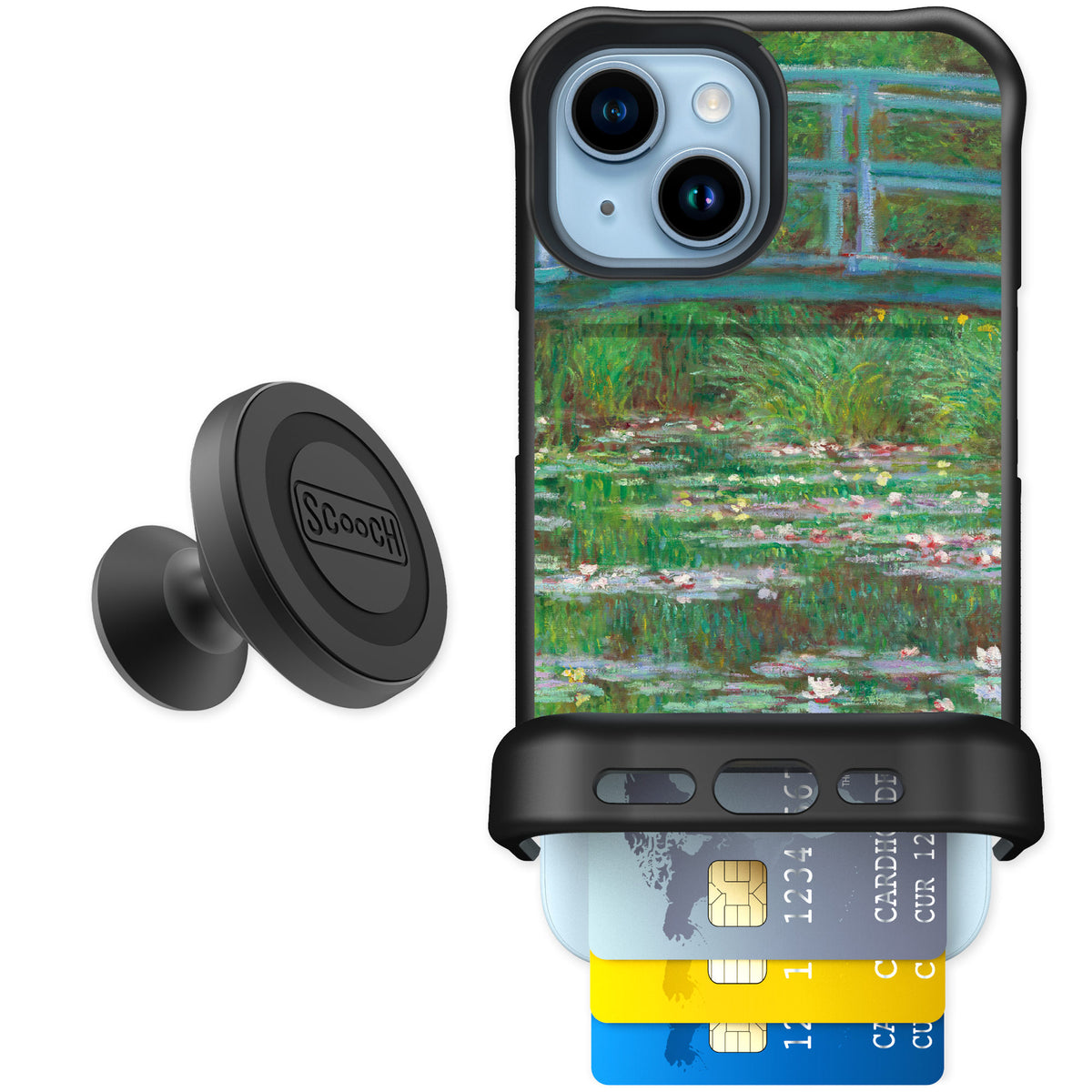 Scooch Wingmate Japanese Footbridge for iPhone 15 — Starter Bundle