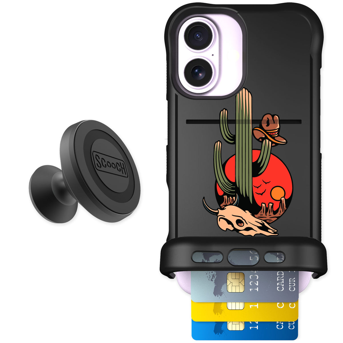 Scooch Wingmate Cactus Flash for iPhone 17 — Starter Bundle
