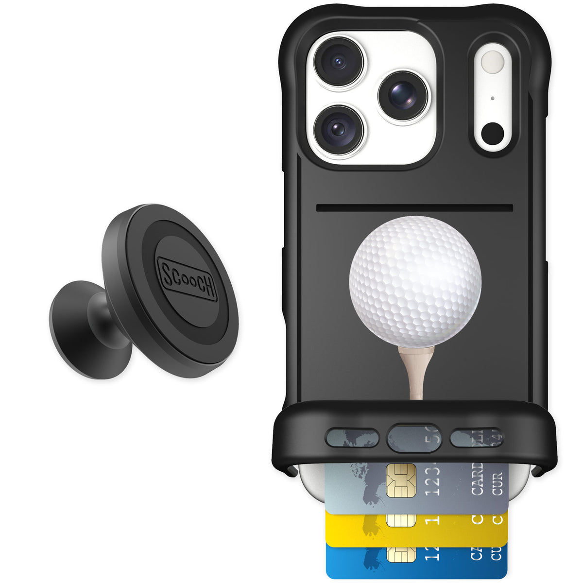 Scooch Wingmate Tee Time for iPhone 18 Pro — Starter Bundle