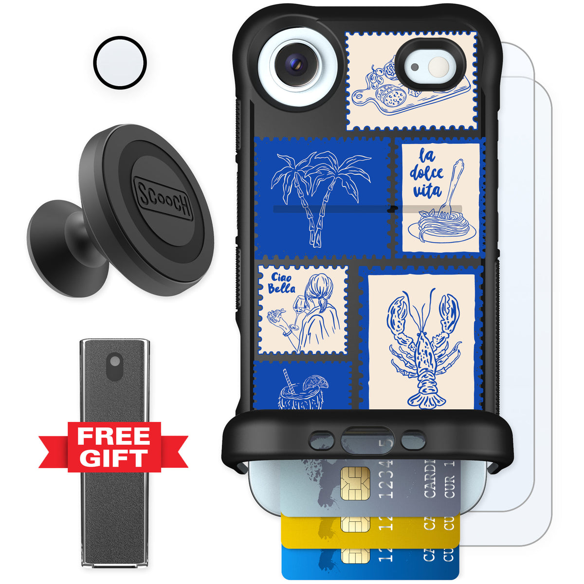 Scooch Wingmate Euro Summer for iPhone Air — Defender Bundle