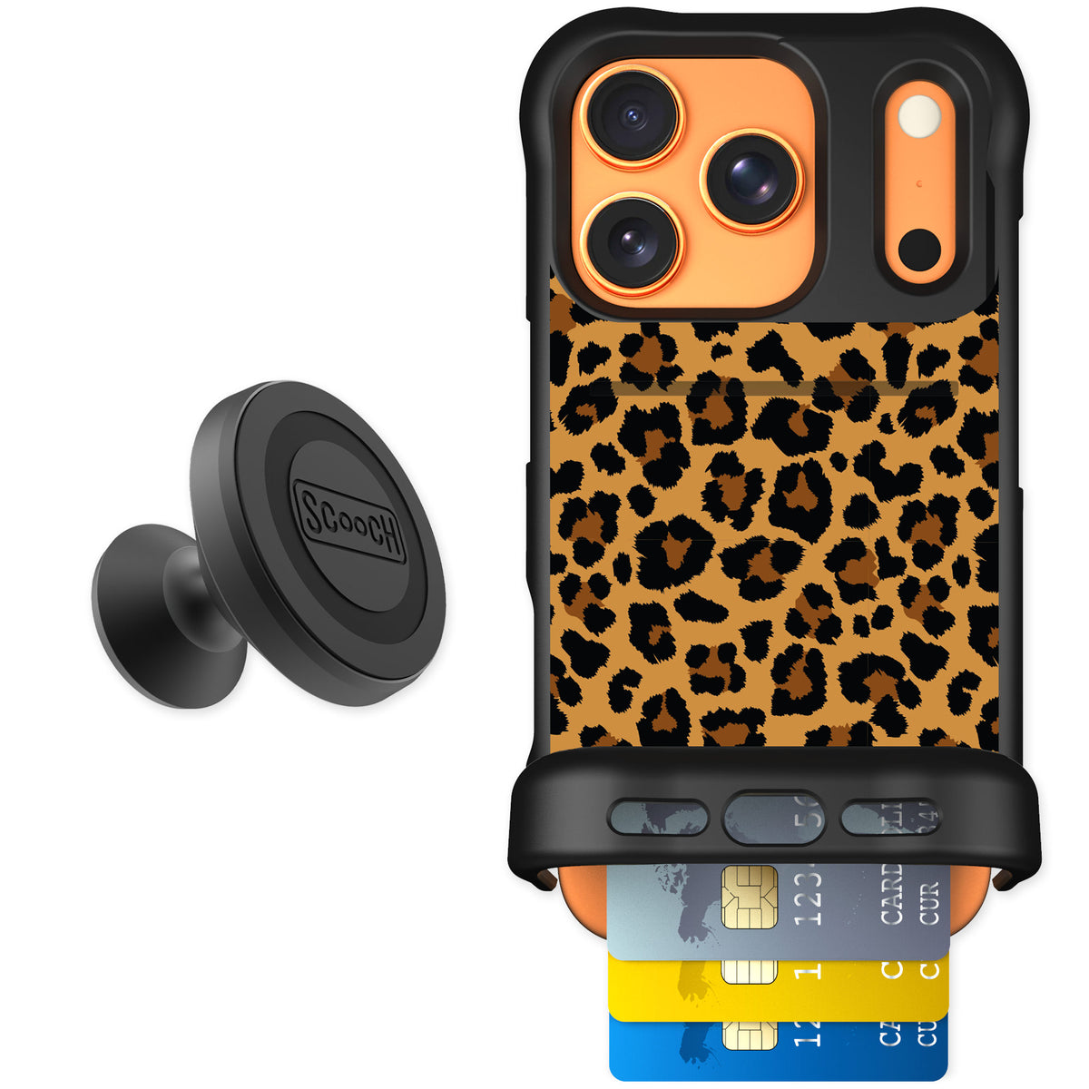 Scooch Wingmate Fierce Feline for iPhone 17 Pro — Starter Bundle