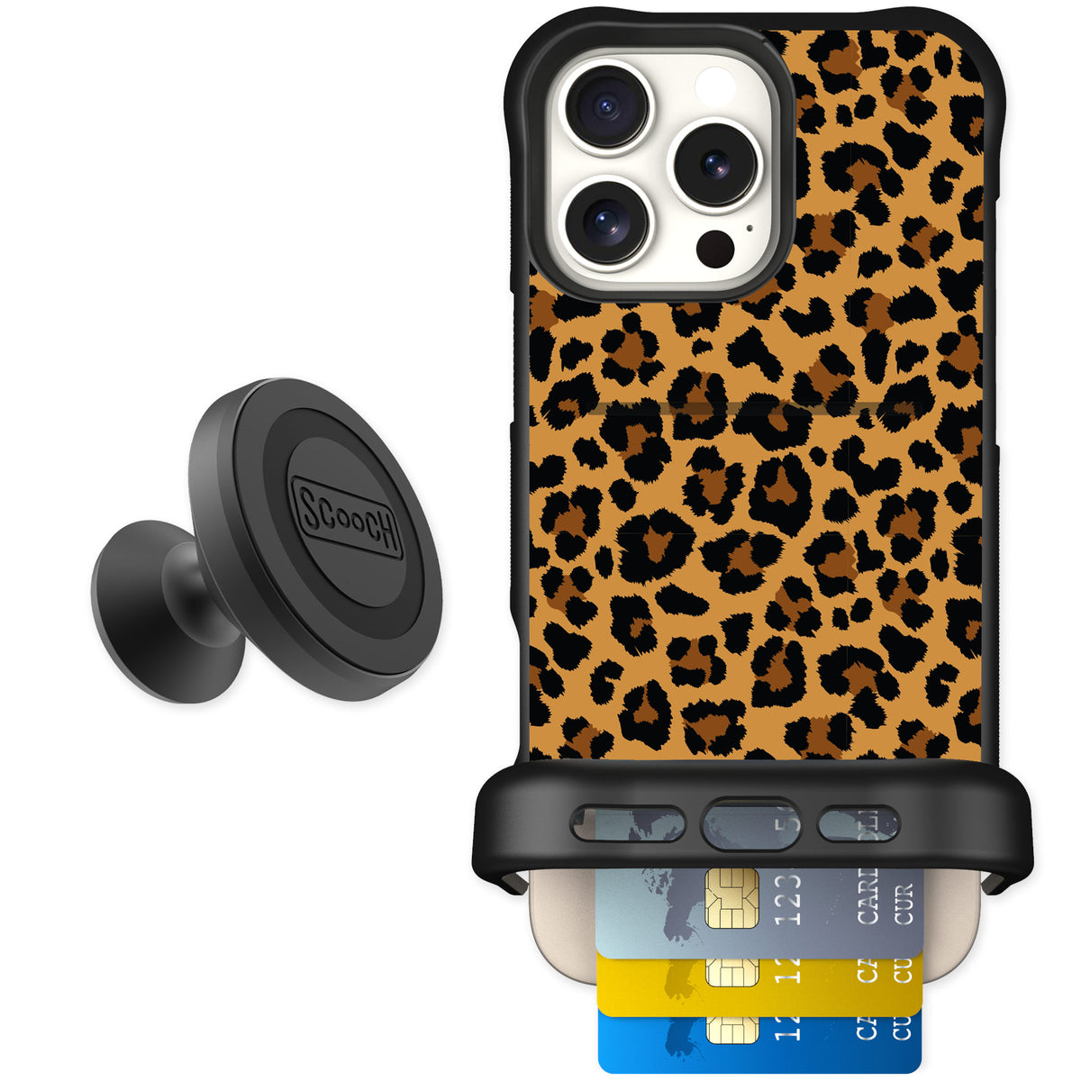 Scooch Wingmate Fierce Feline for iPhone 16 Pro Max — Starter Bundle