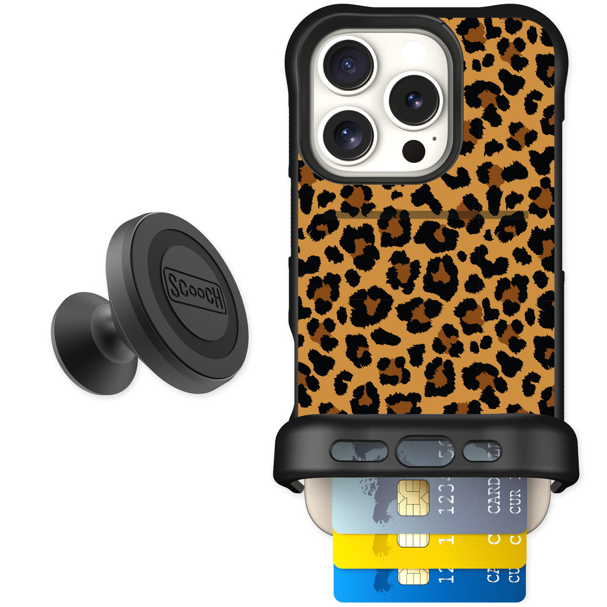 Scooch Wingmate Fierce Feline for iPhone 16 Pro — Starter Bundle