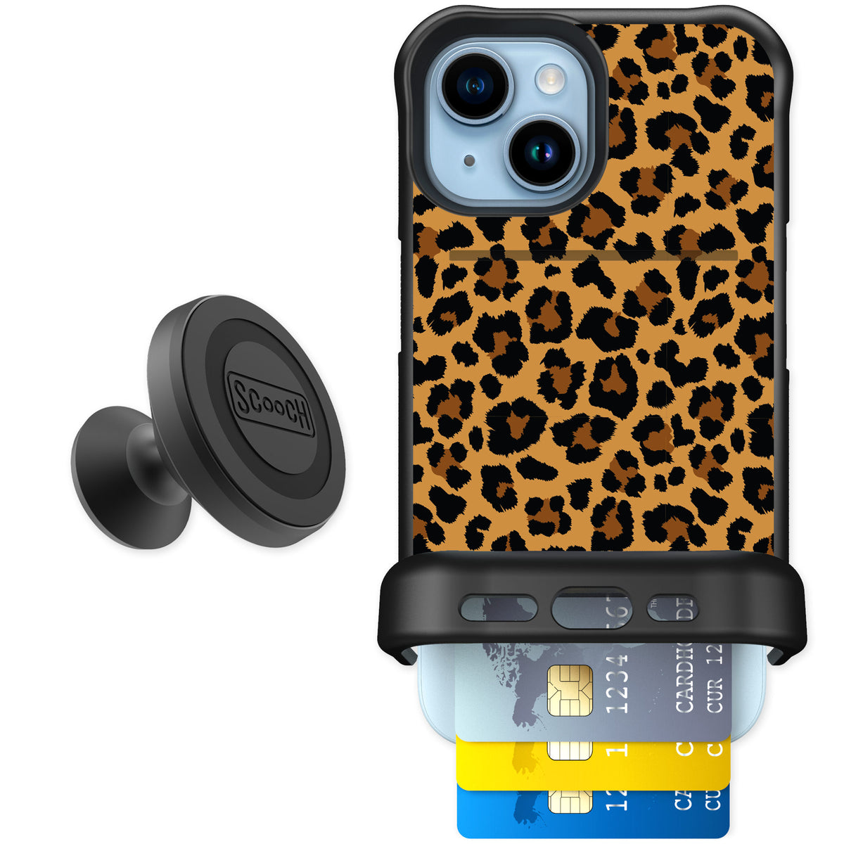 Scooch Wingmate Fierce Feline for iPhone 15 — Starter Bundle